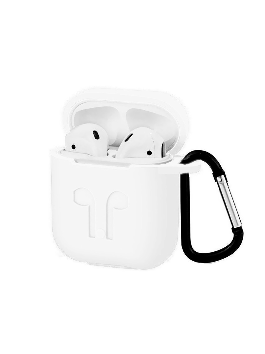 

Чехол для наушников AirPods 1/2, Белый, наушникAirPods