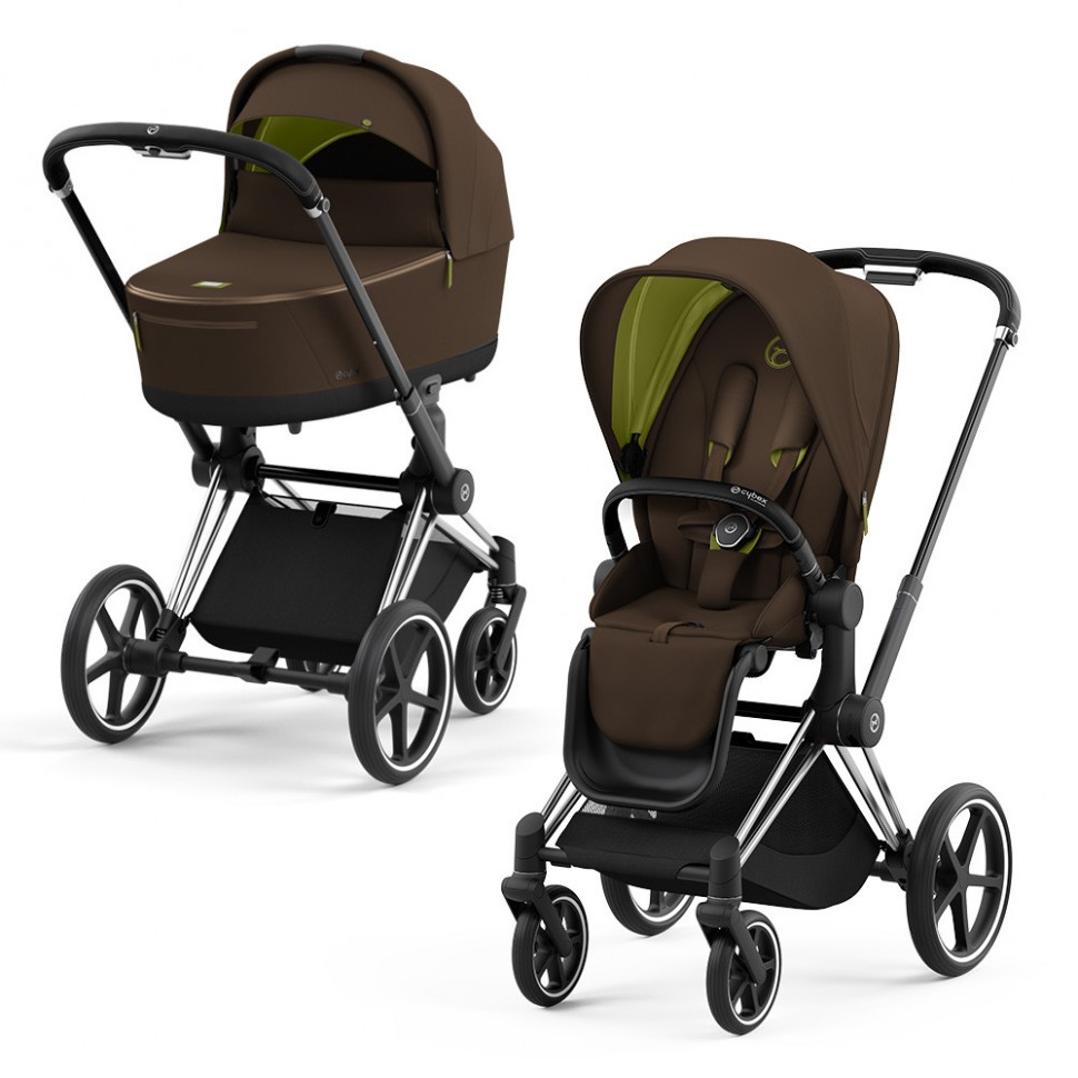 

Коляска Cybex Priam IV Chrome Black 2в1 (Khaki Green)