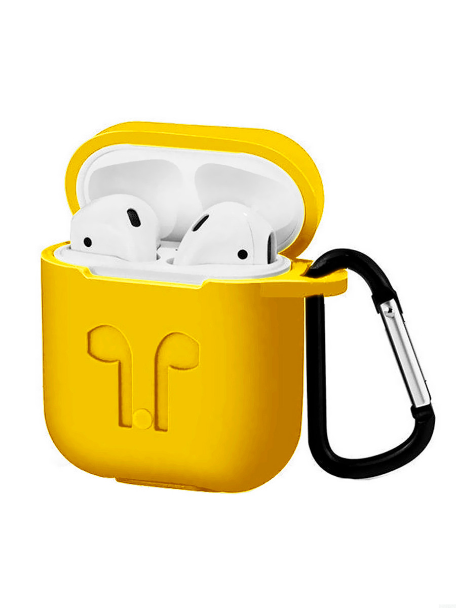 

Чехол для наушников AirPods 1/2, Желтый, наушникAirPods