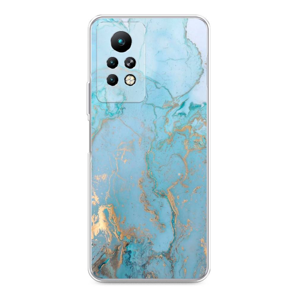 

Чехол Awog на Infinix Note 11 Pro "Голубой мрамор рисунок", Разноцветный, 3100550-3
