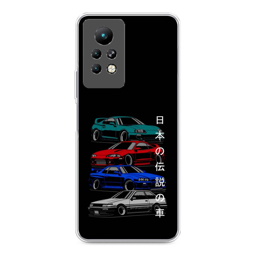 

Чехол Awog на Infinix Note 11 Pro "JDM Legend cars", Разноцветный, 3100550-5