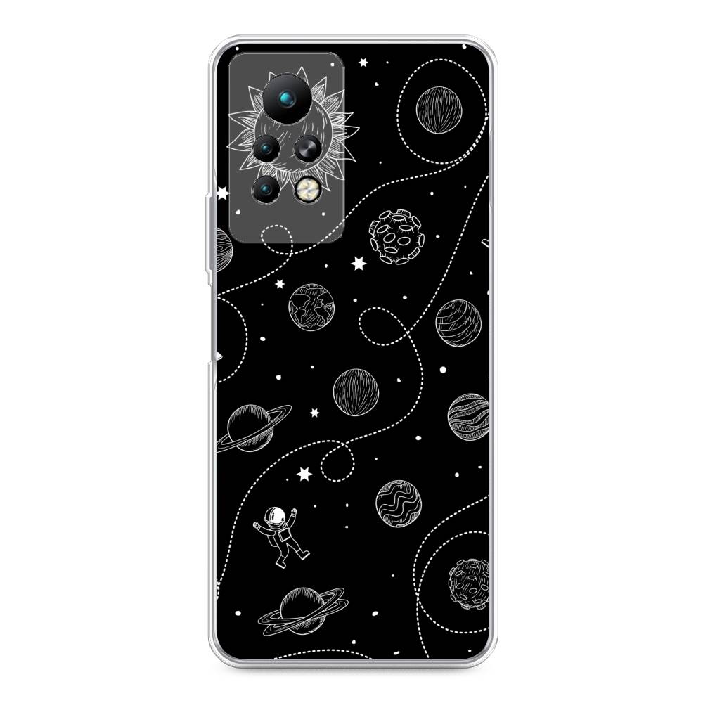 

Чехол Awog на Infinix Note 11 Pro "В невесомости", Разноцветный, 3100550-4