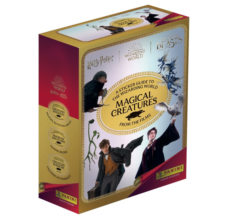 

Наклейки Panini Гарри Поттер Гид: Магические создания, Бокс, 96 наклеек, Гарри Поттер