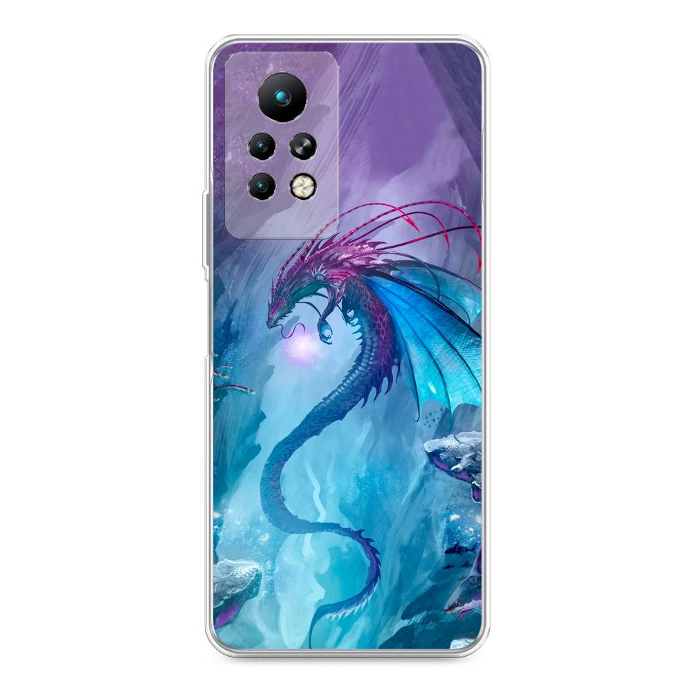 

Чехол Awog на Infinix Note 11 Pro "Водный дракон", Разноцветный, 3100550-2