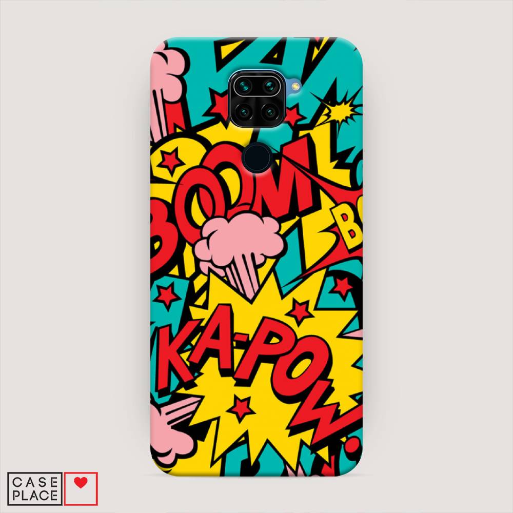 фото Пластиковый чехол "постер pop art" на xiaomi redmi note 9 awog