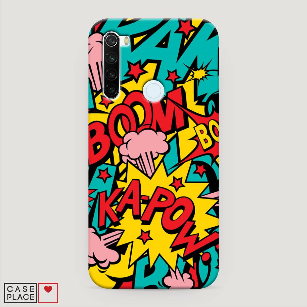 фото Пластиковый чехол "постер pop art" на xiaomi redmi note 8t awog