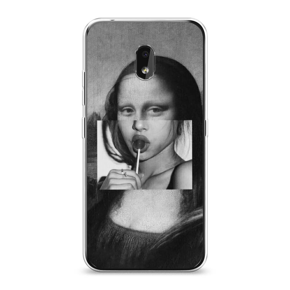 

Чехол Awog на Nokia 2.2 / Нокиа 2.2 "Mona Lisa sucking lollipop", 122950-9