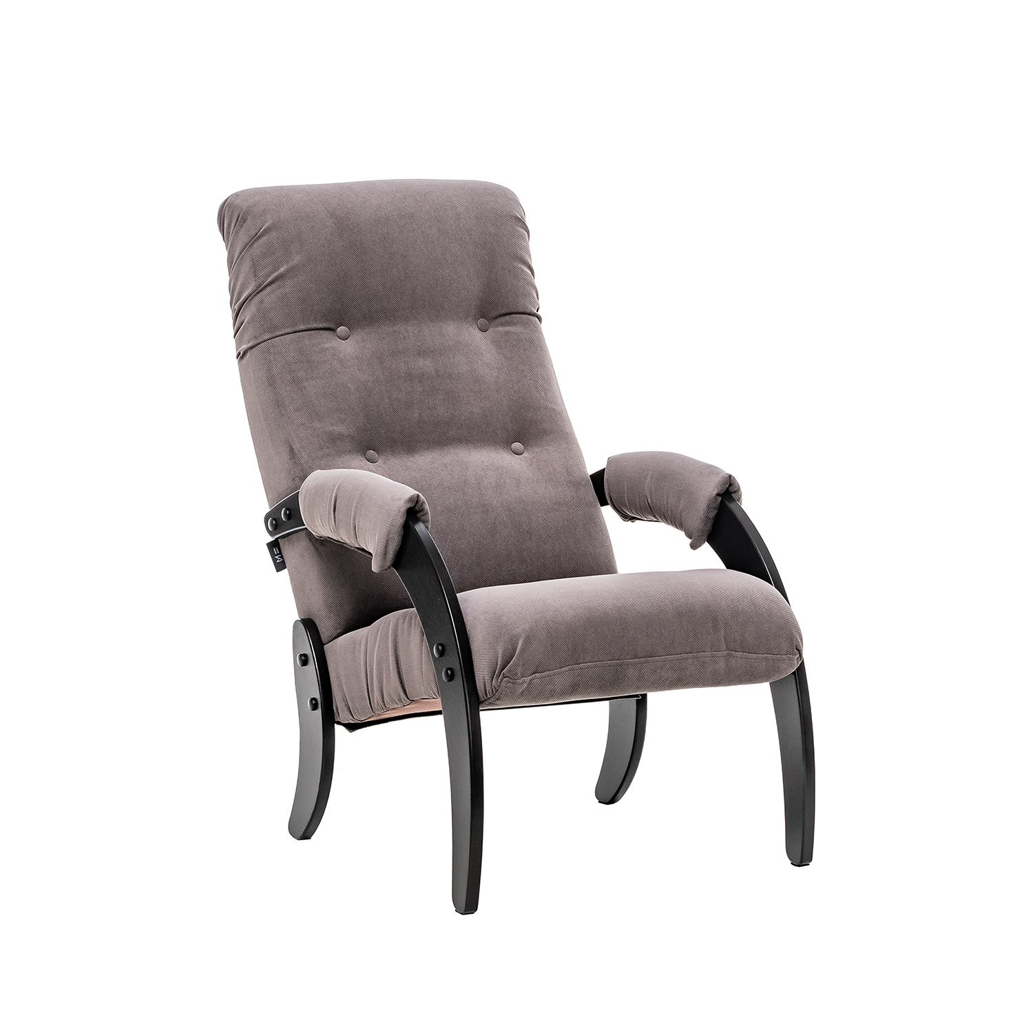 

Кресло для отдыха Модель 61, Венге / велюр Verona Antrazite Grey