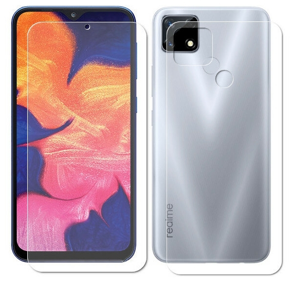 

Гидрогелевая пленка LuxCase для Realme 7i 0.14mm Front and Back Transparent 86593, Realme 7i