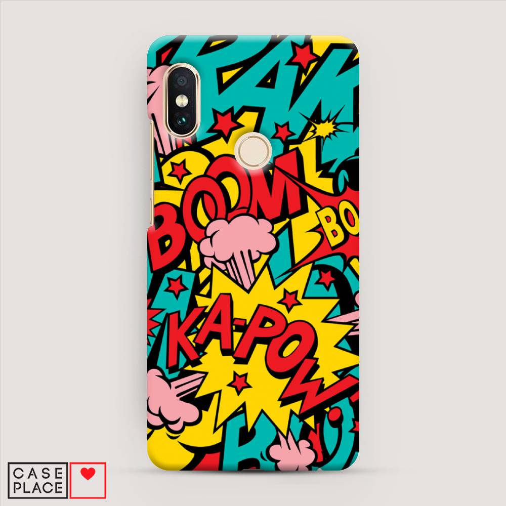 

Пластиковый чехол "Постер pop art" на Xiaomi Redmi Note 5, 32720-7