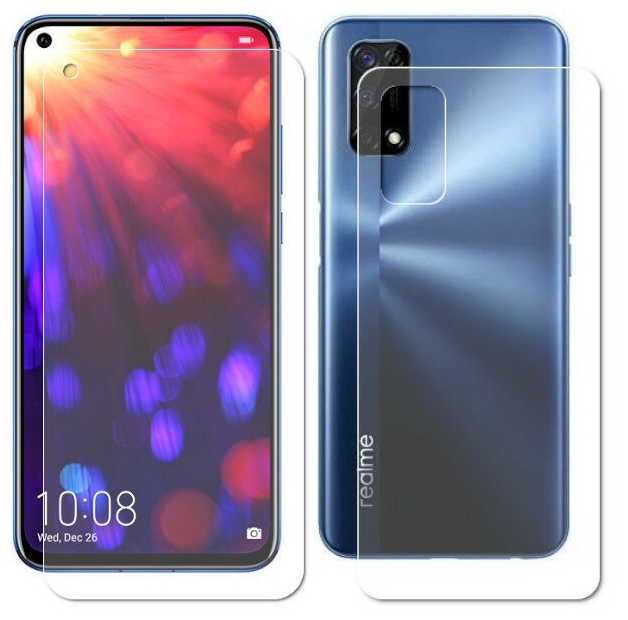 

Гидрогелевая пленка LuxCase для Realme 7 0.14mm Front and Back Transparent 86544, Realme 7