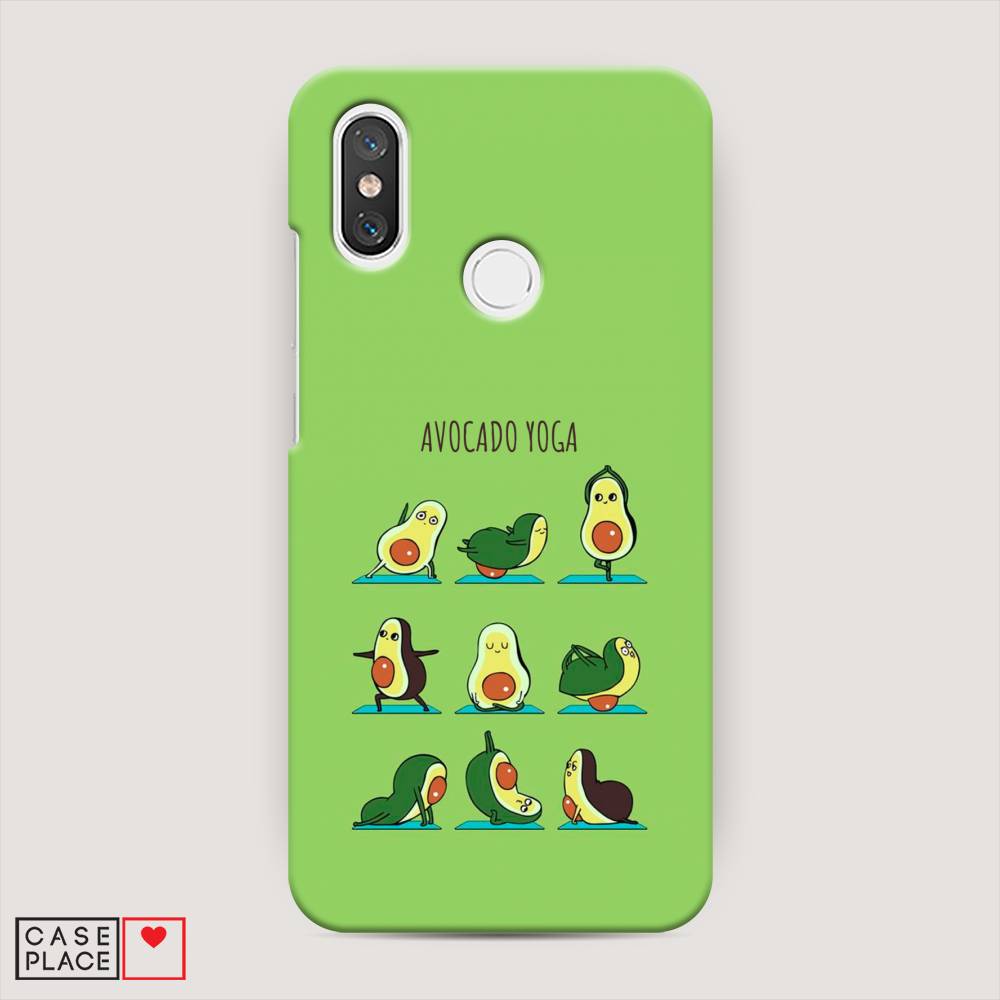 

Пластиковый чехол "Авокадо йога" на Xiaomi Mi 8, 33520-7