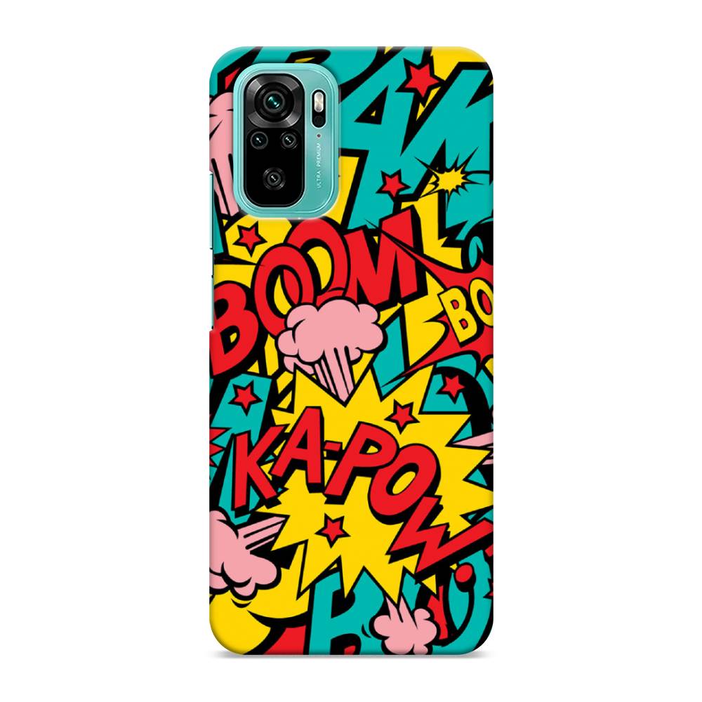 фото Пластиковый чехол "постер pop art" на xiaomi redmi note 10s awog