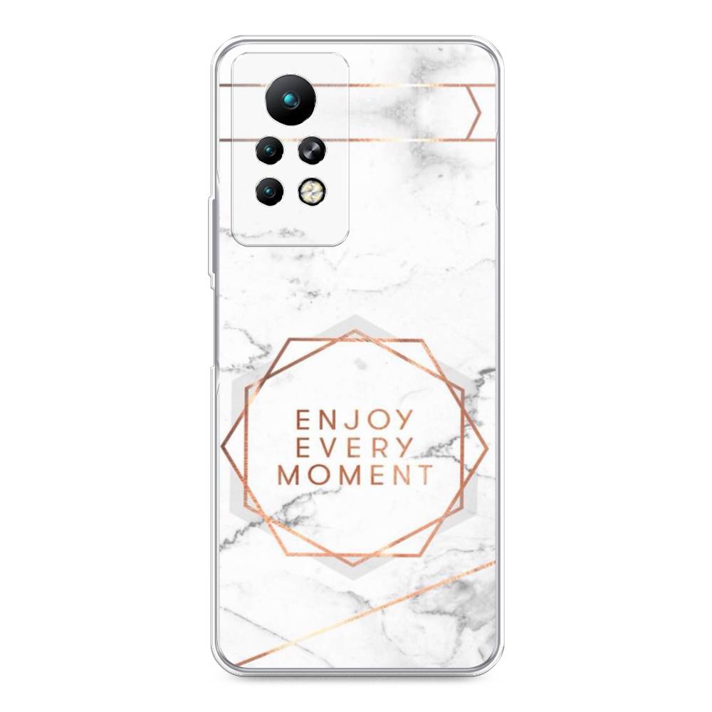 

Чехол Awog на Infinix Note 11 Pro "Enjoy every moment мрамор", Разноцветный, 3100550-7