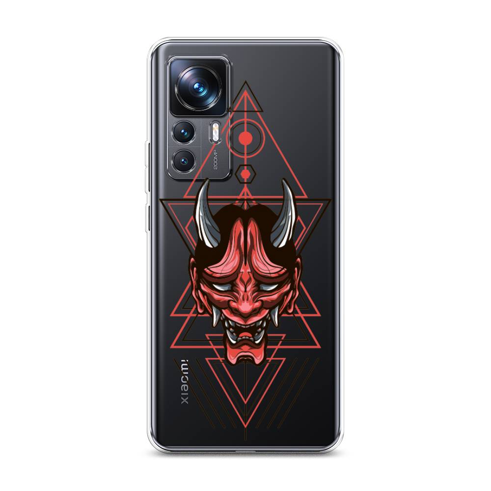 

Чехол на Xiaomi 12T Pro "Hanya Oni mask", Серый;красный;черный, 315750-4