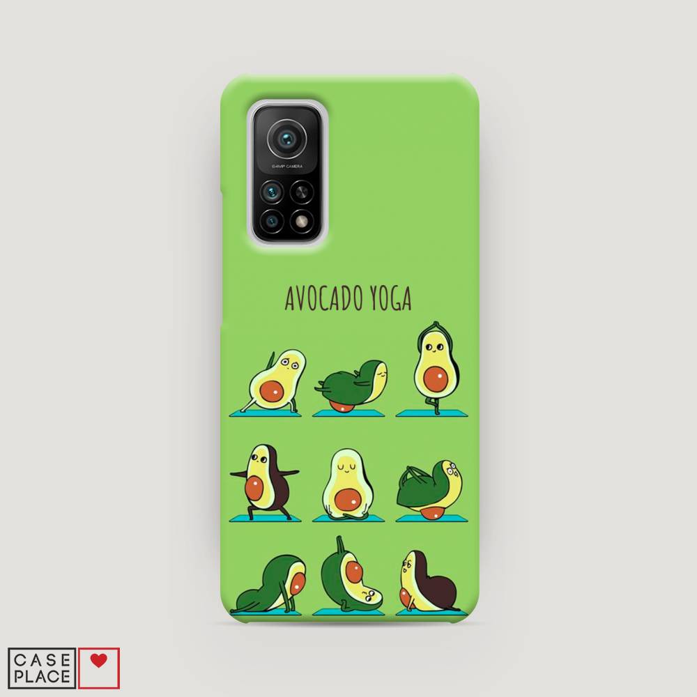 

Пластиковый чехол "Авокадо йога" на Xiaomi Mi 10T, 39320-7