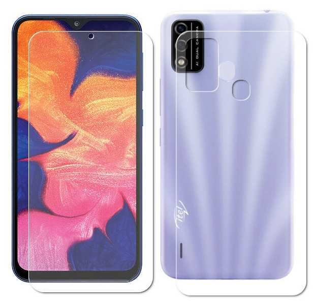 

Гидрогелевая пленка LuxCase для Itel A48 0.14mm Front and Back Transparent 86568, Itel A48