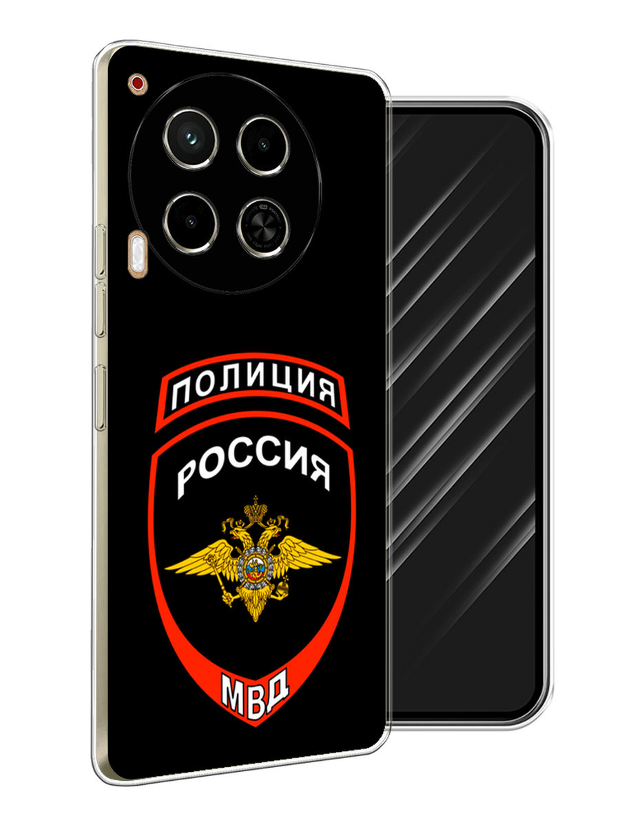 

Чехол Awog на Tecno Camon 30 4G "Полиция шеврон", Черный;красный;белый, 305650-1