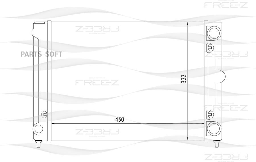 

Радиатор 430x320