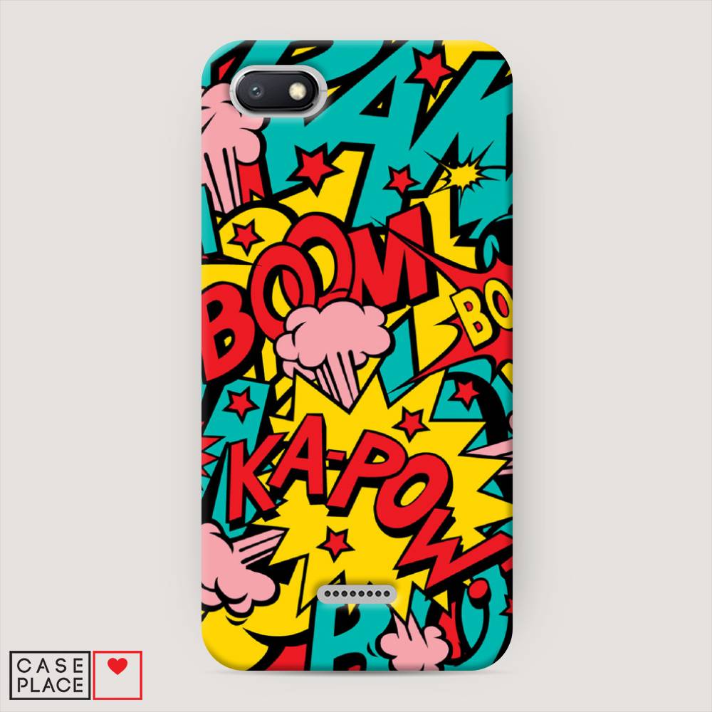 

Пластиковый чехол "Постер pop art" на Xiaomi Redmi 6A, 34120-7