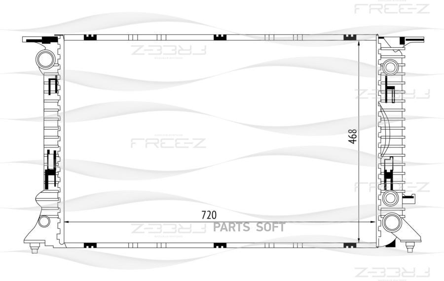 

Радиатор охлаждения FREE-Z KK0107