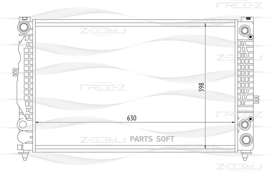 

Радиатор охлаждения FREE-Z KK0106