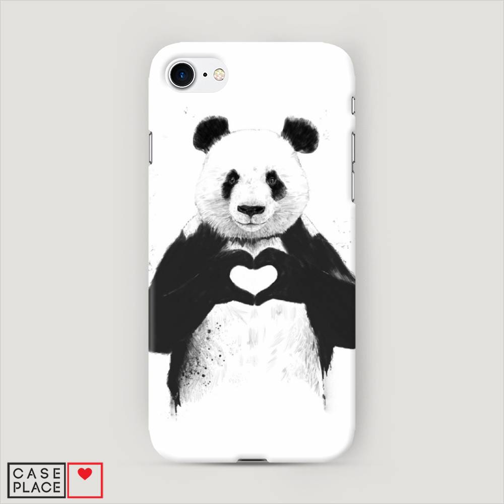 

Пластиковый чехол "Панда love" на Apple iPhone SE 2022, 14820-7