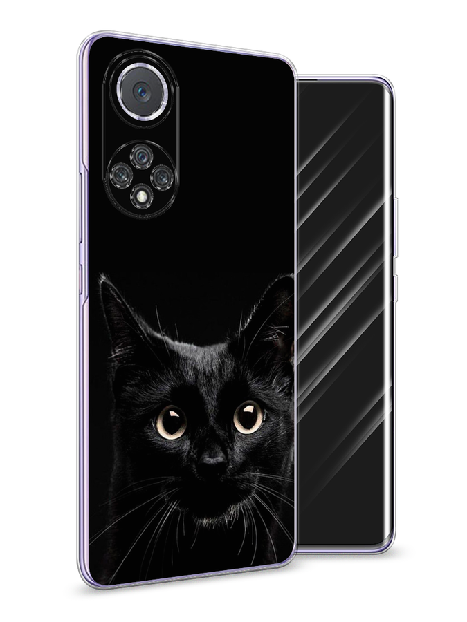 

Чехол Awog на Huawei Nova 9 "Добрый кот", Черный, 6106150-1