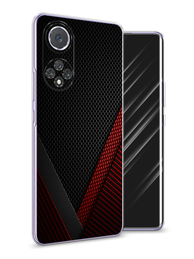 

Чехол Awog на Huawei Nova 9 "Красный карбон", Черный;красный, 6106150-3