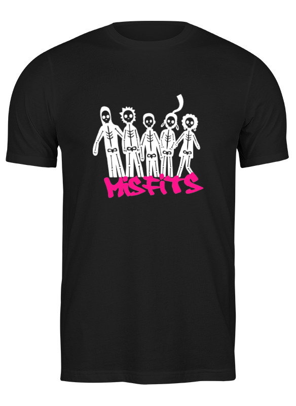 

Футболка мужская Printio Misfits черная 3XL, Черный, Misfits