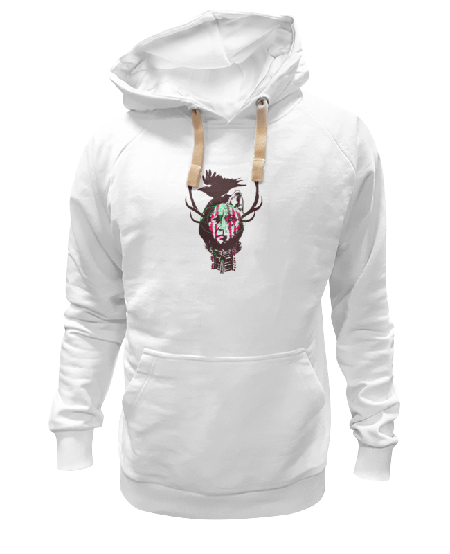 

Худи унисекс Printio Индеец белое M, Белый, Индеец