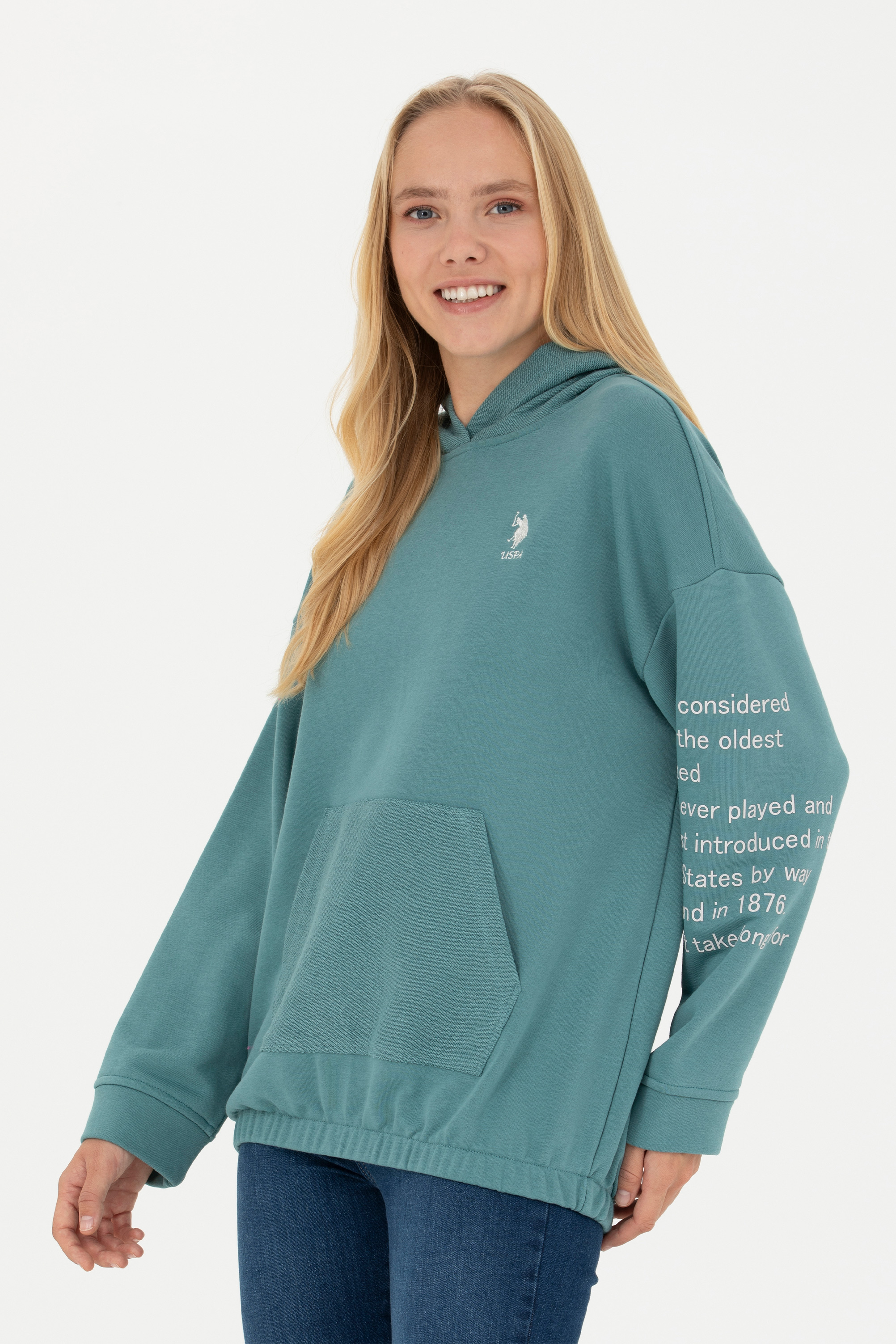 

Худи женское U.S. POLO Assn. G082GL0820RC-GEREP бирюзовое S, Бирюзовый, G082GL0820RC-GEREP