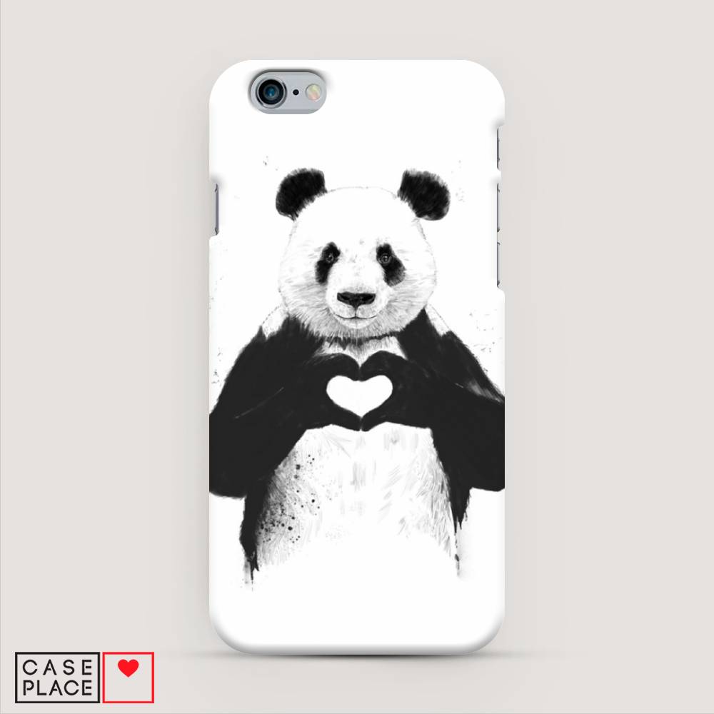 

Пластиковый чехол "Панда love" на Apple iPhone 6, 10420-7
