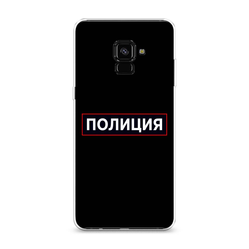 фото Чехол awog "police logo" для samsung galaxy a8 +