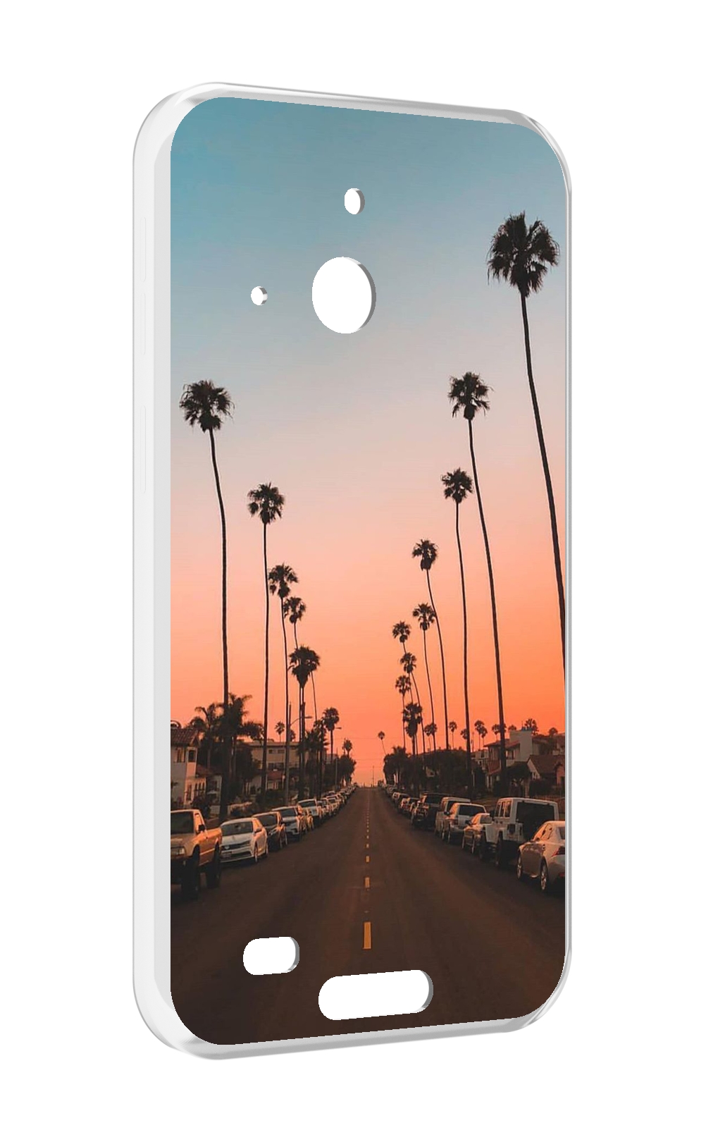 

Чехол MyPads дорога-с-закатом для Oukitel WP20 / WP20 Pro, Прозрачный, Tocco