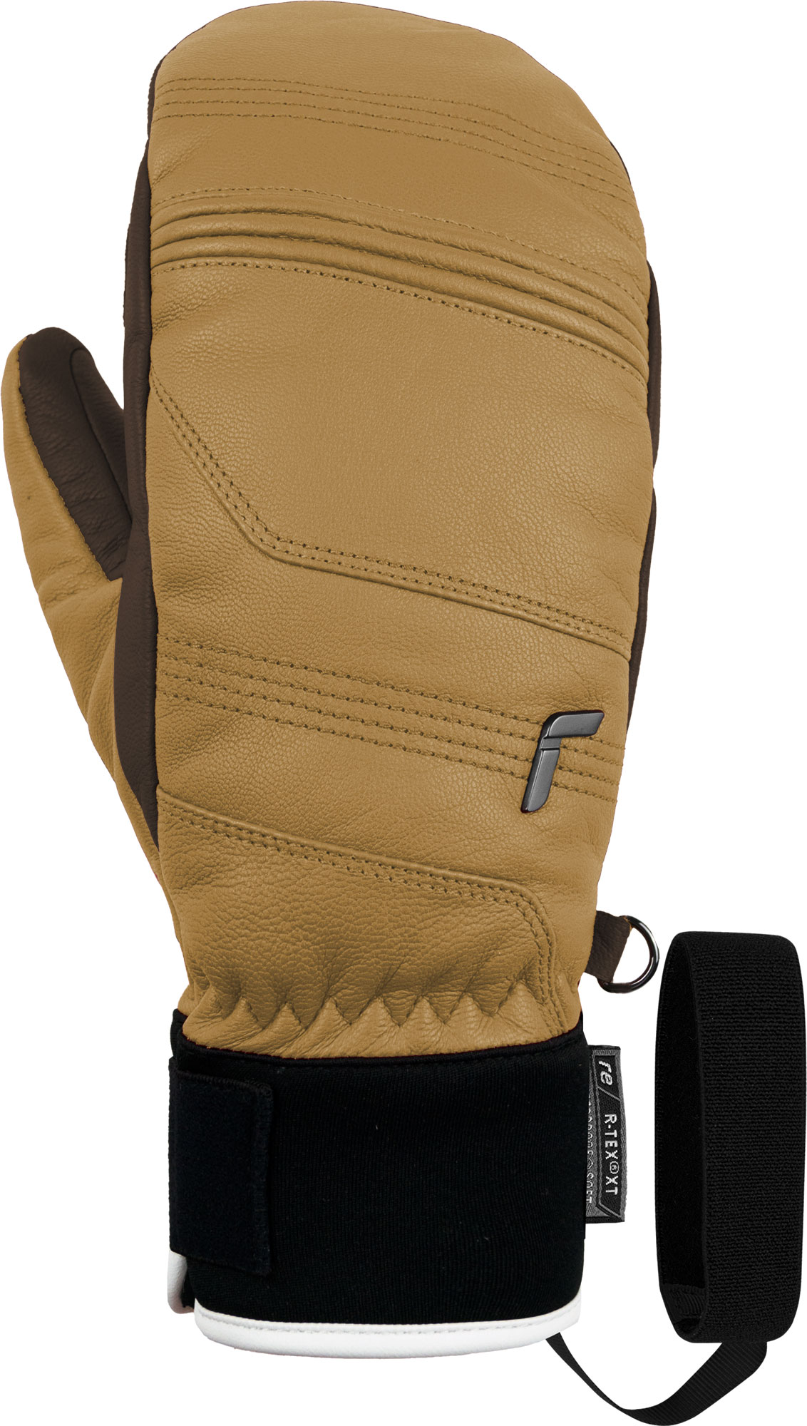 

Варежки Горнолыжные Reusch Highland R-Tex Xt Mitten Camel/Dark Brown (Inch (Дюйм):9), Бежевый;коричневый, Highland