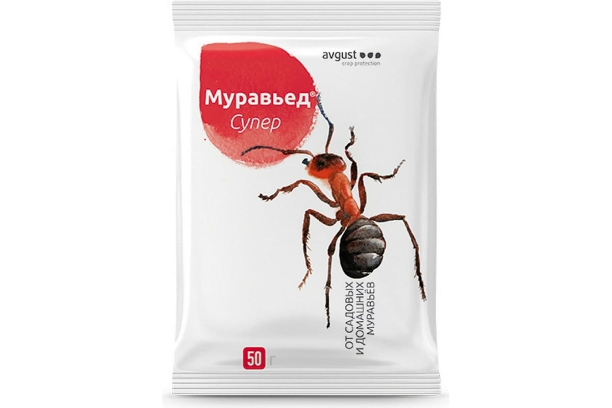 Гранулы Муравьед Супер 50г от рыжих муравьев