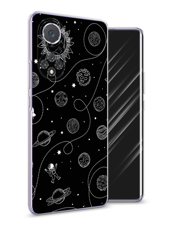 

Чехол Awog на Huawei Nova 9 "В невесомости", Бежевый, 6106150-4