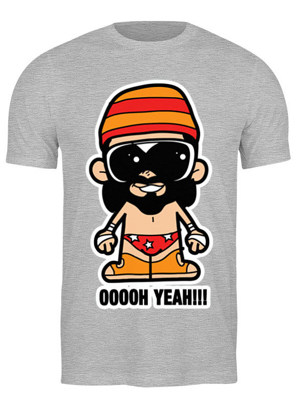 

Футболка мужская Printio Рэнди сэвидж (рестлер) серая M, Серый, Рэнди сэвидж (рестлер)