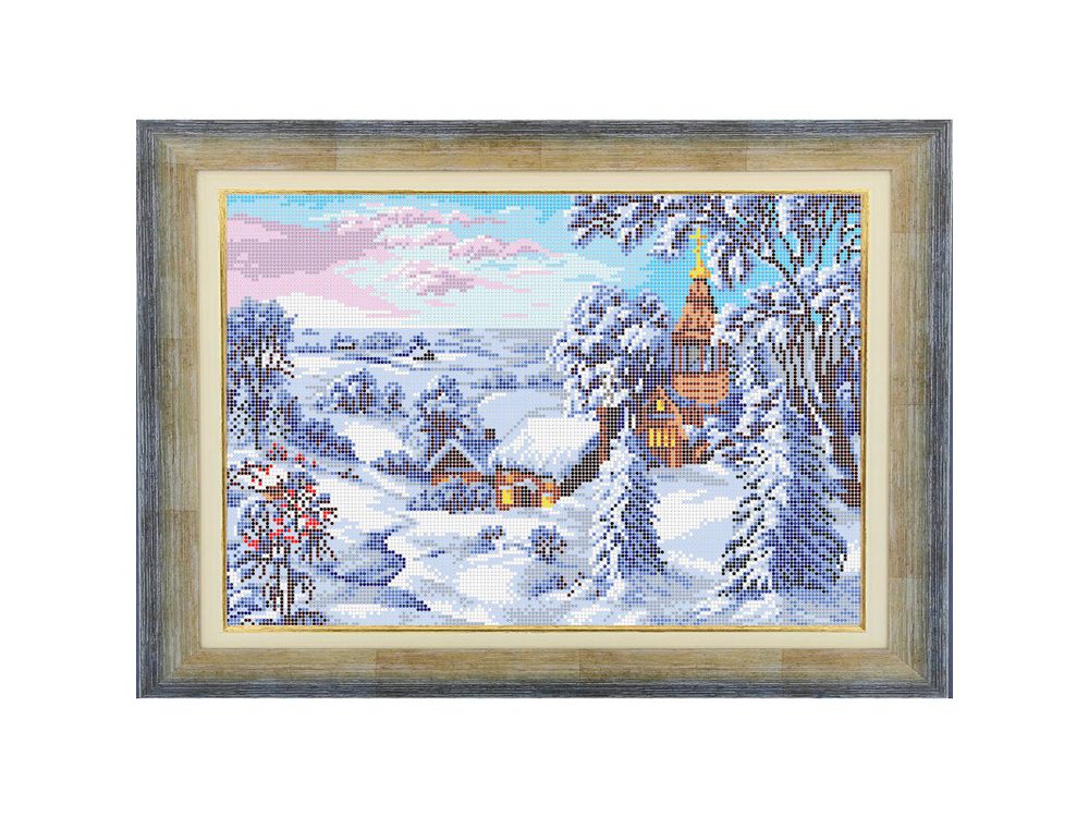 

Рисунок на ткани «Морозная зимушка»