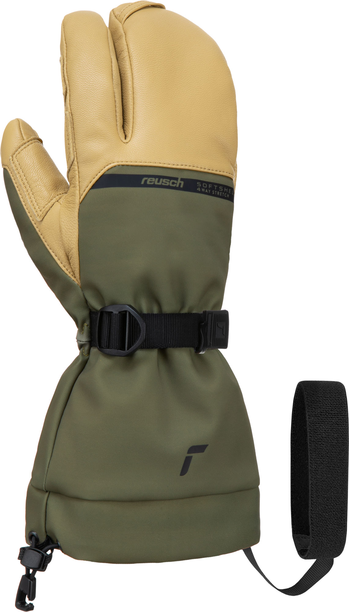 

Варежки Горнолыжные Reusch Discovery Gore-Tex Touch-Tec Lobster Burnt Olive/Camel (Дюйм:8), Бежевый;зеленый, Discovery Lobster