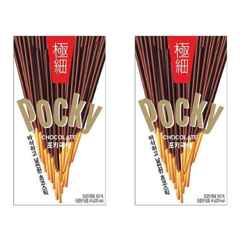 Палочки Pocky Glico супер-тонкие Корея (2 шт. по 44 г)