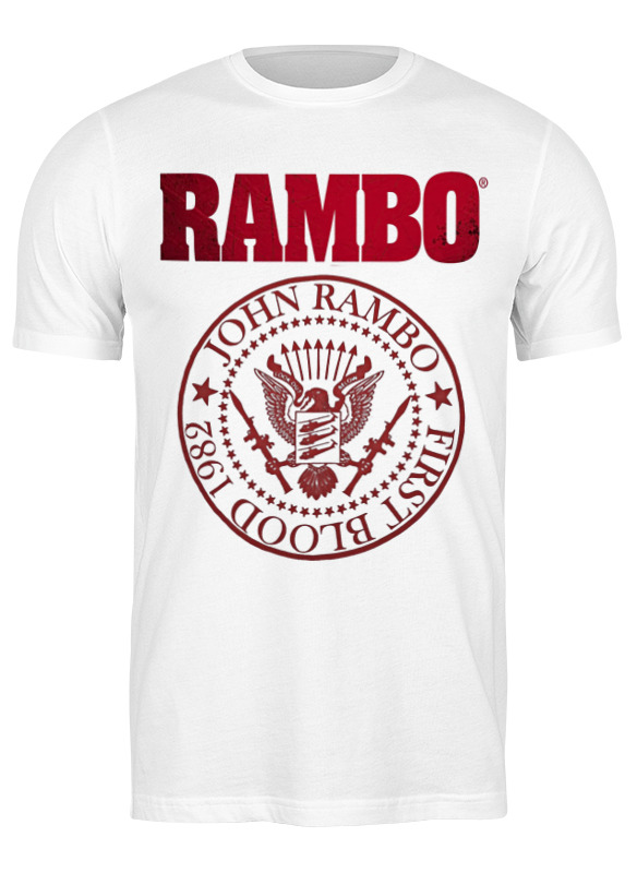 

Футболка мужская Printio Rambo белая M, Белый, Rambo