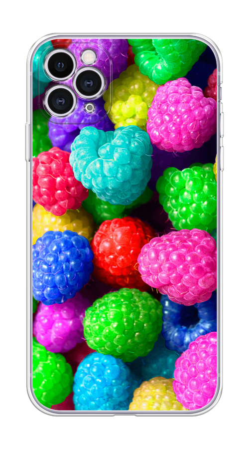 

Чехол на Apple iPhone 11 Pro "Леденцовая малина", Фиолетовый;розовый;зеленый, 12350-1