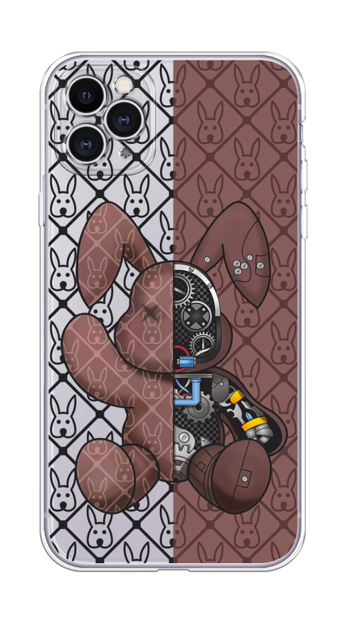 

Чехол на Apple iPhone 11 Pro Max "Киборг-заяц шоколадный", 12250-1