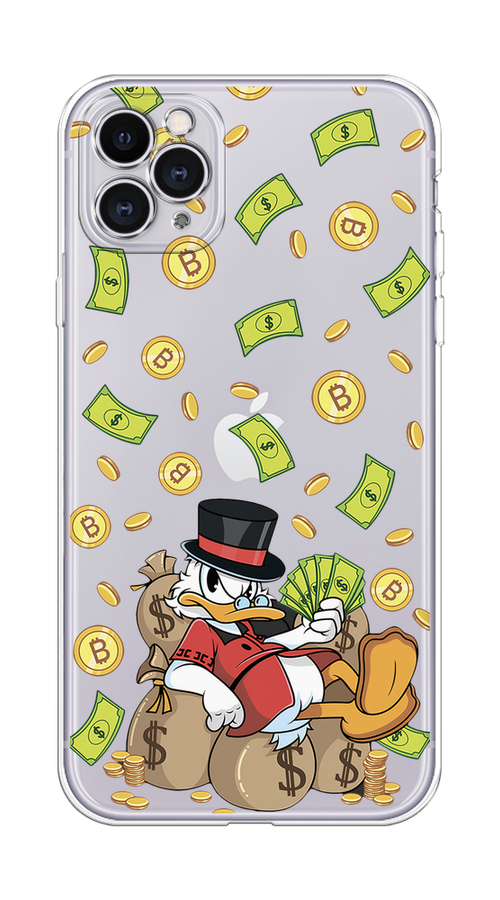 

Чехол на Apple iPhone 11 Pro Max "Скрудж Макдак в красном", Красный;черный;коричневый;прозрачный, 12250-1