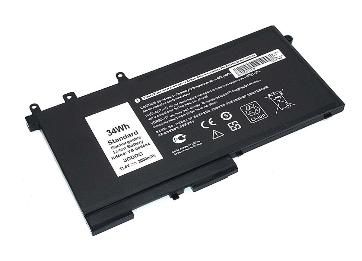 

Аккумуляторная батарея GD1JP, GJKNX для ноутбуков Dell Latitude 5480, 5490, 5491, 5495, 55