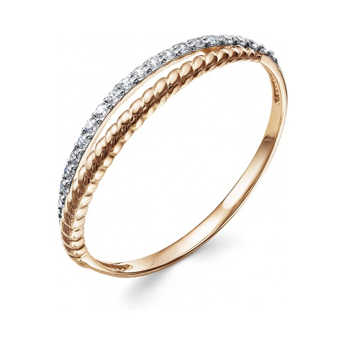 

Кольцо из красного золота с фианитом р. 15,5 Гранат 1.10.11.0831.00-3804, 1.10.11.0831.00-3804