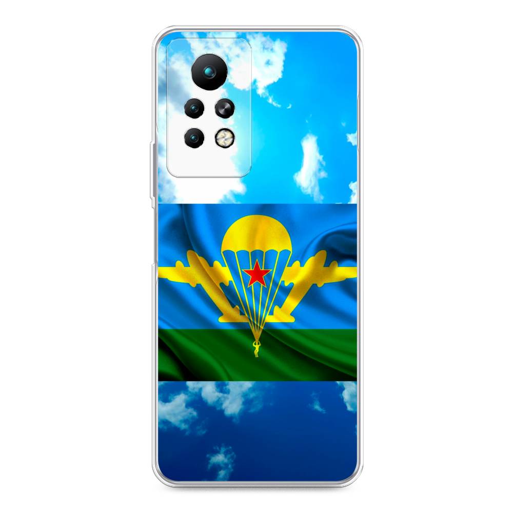 

Чехол Awog на Infinix Note 11 Pro "ВДВ флаг в небесах", Разноцветный, 3100550-5