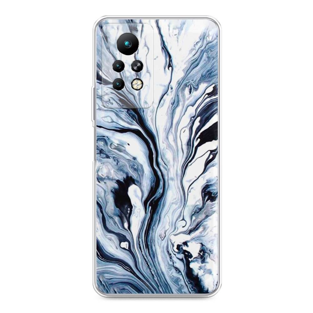 фото Чехол awog "голубой минерал мрамор" для infinix note 11 pro